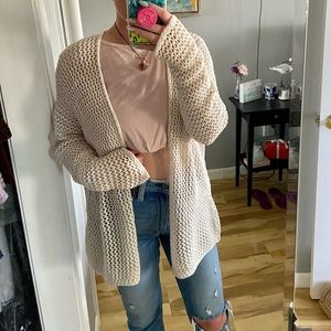 Brandy Melville boho open sweater cardigan